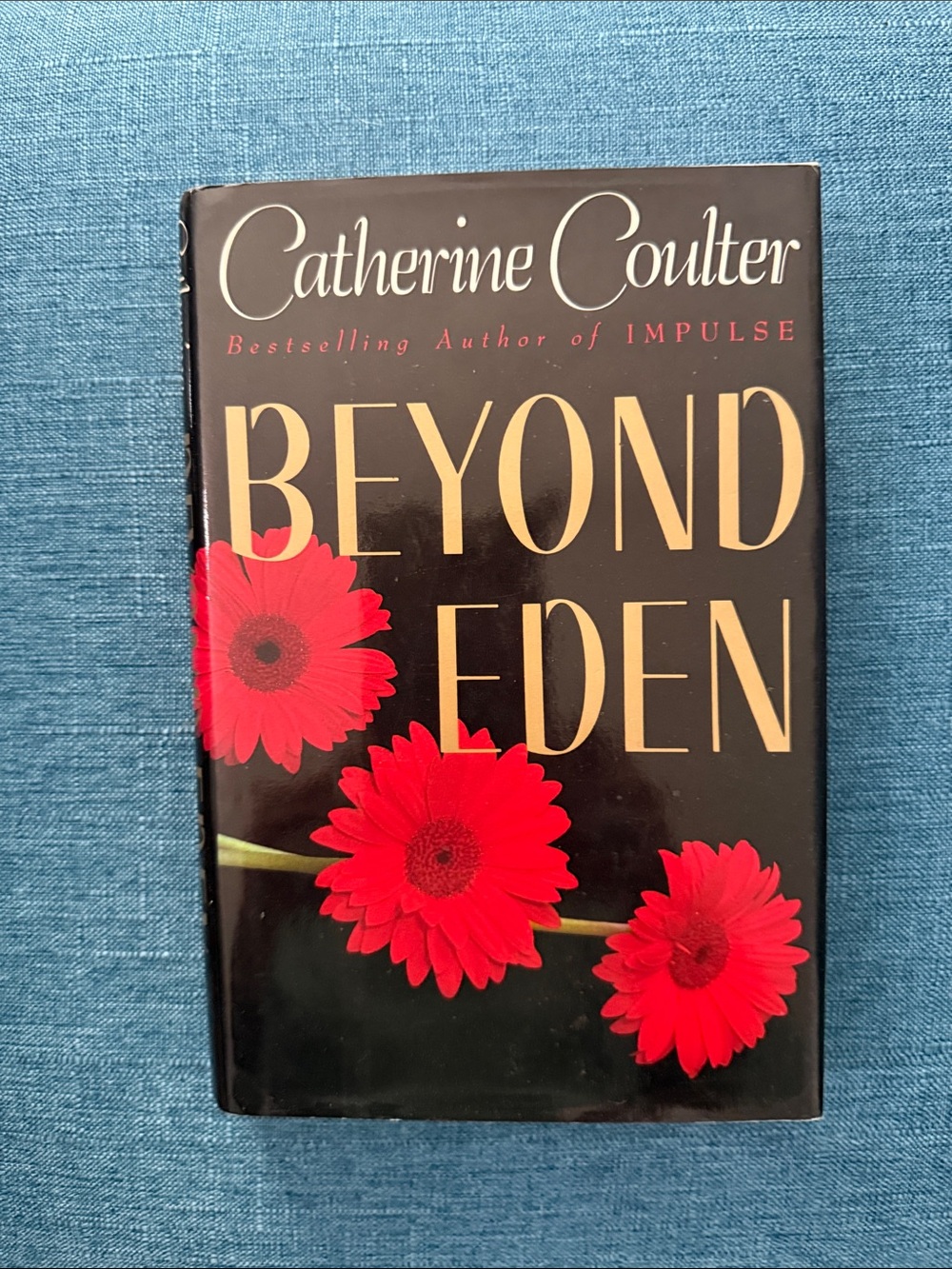 Catherine Coulter "Beyond Eden" Hardcover - Black & Red Cover